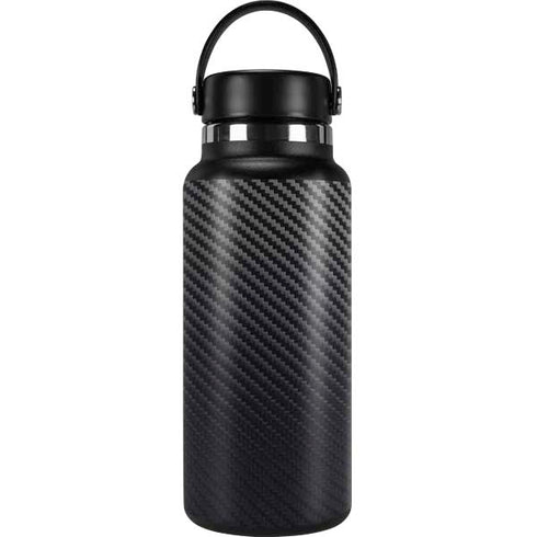 Black Carbon Fiber Specialty Texture Material Hydro Flask 32oz Wide Mouth Skin